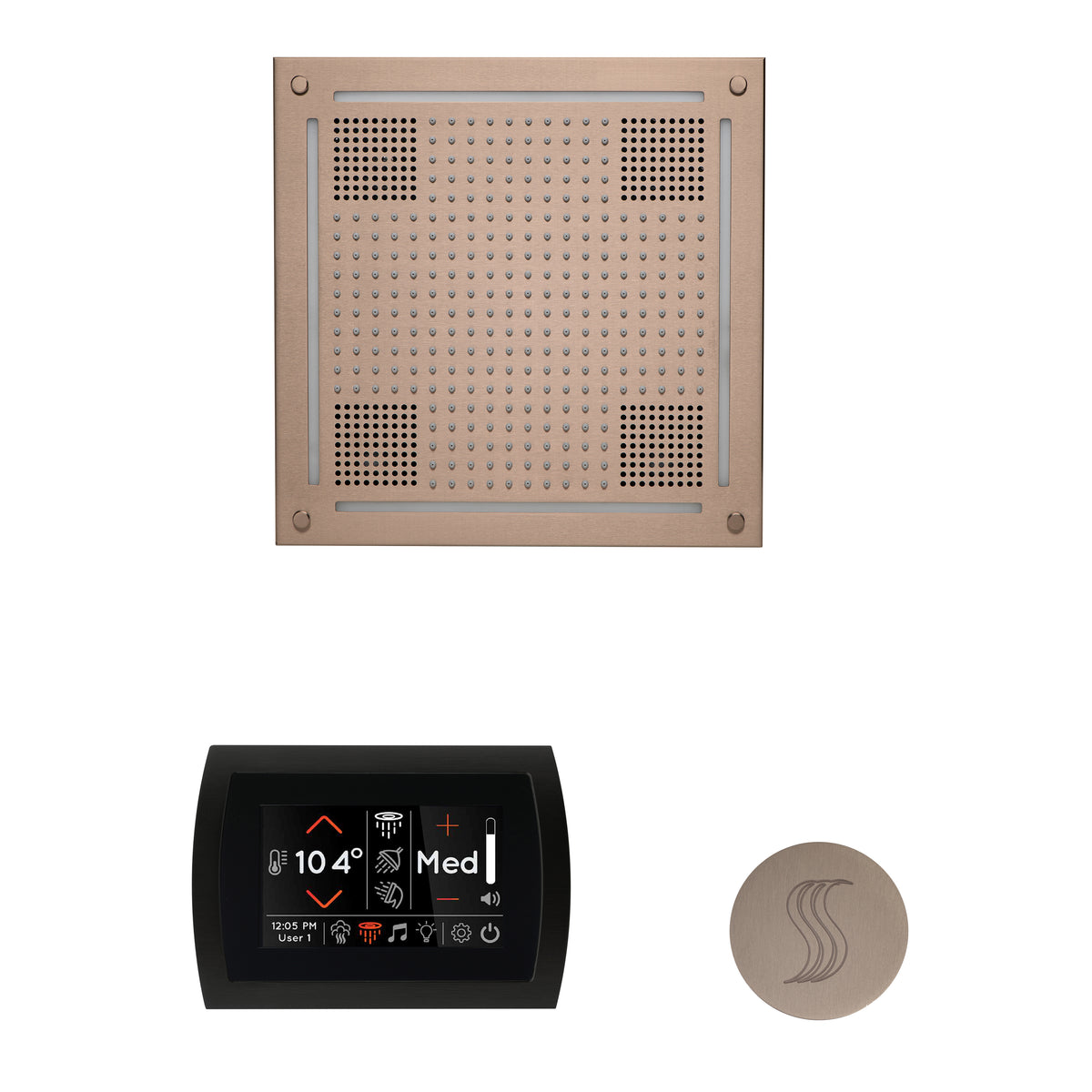 The wellness Hydrovive Steam Package with SignaTouch Round