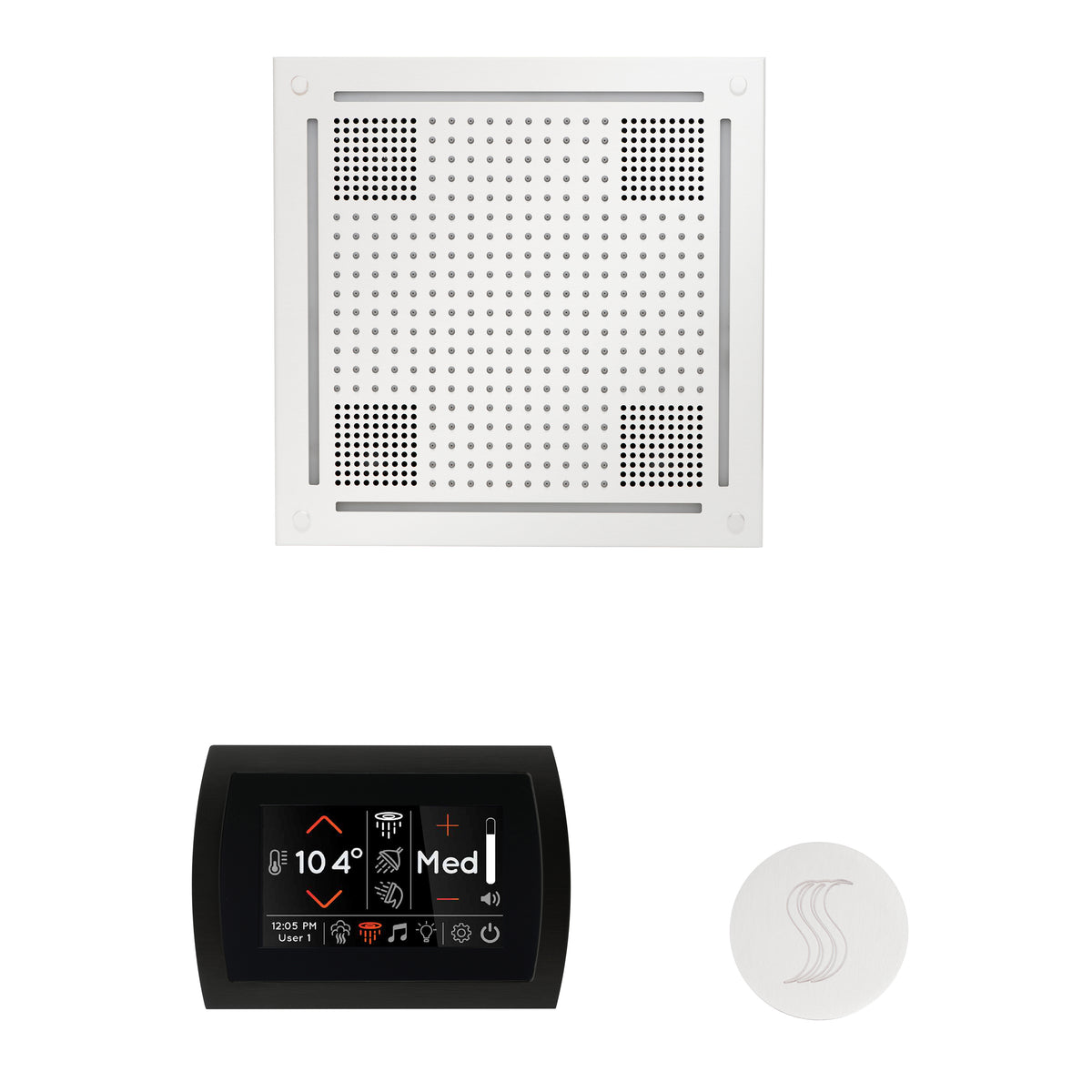 The wellness Hydrovive Steam Package with SignaTouch Round