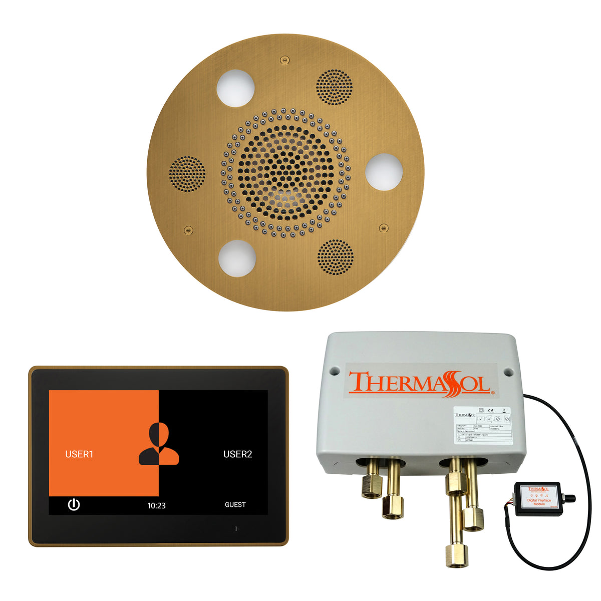 The Wellness Shower Package with 10&quot; ThermaTouch Round