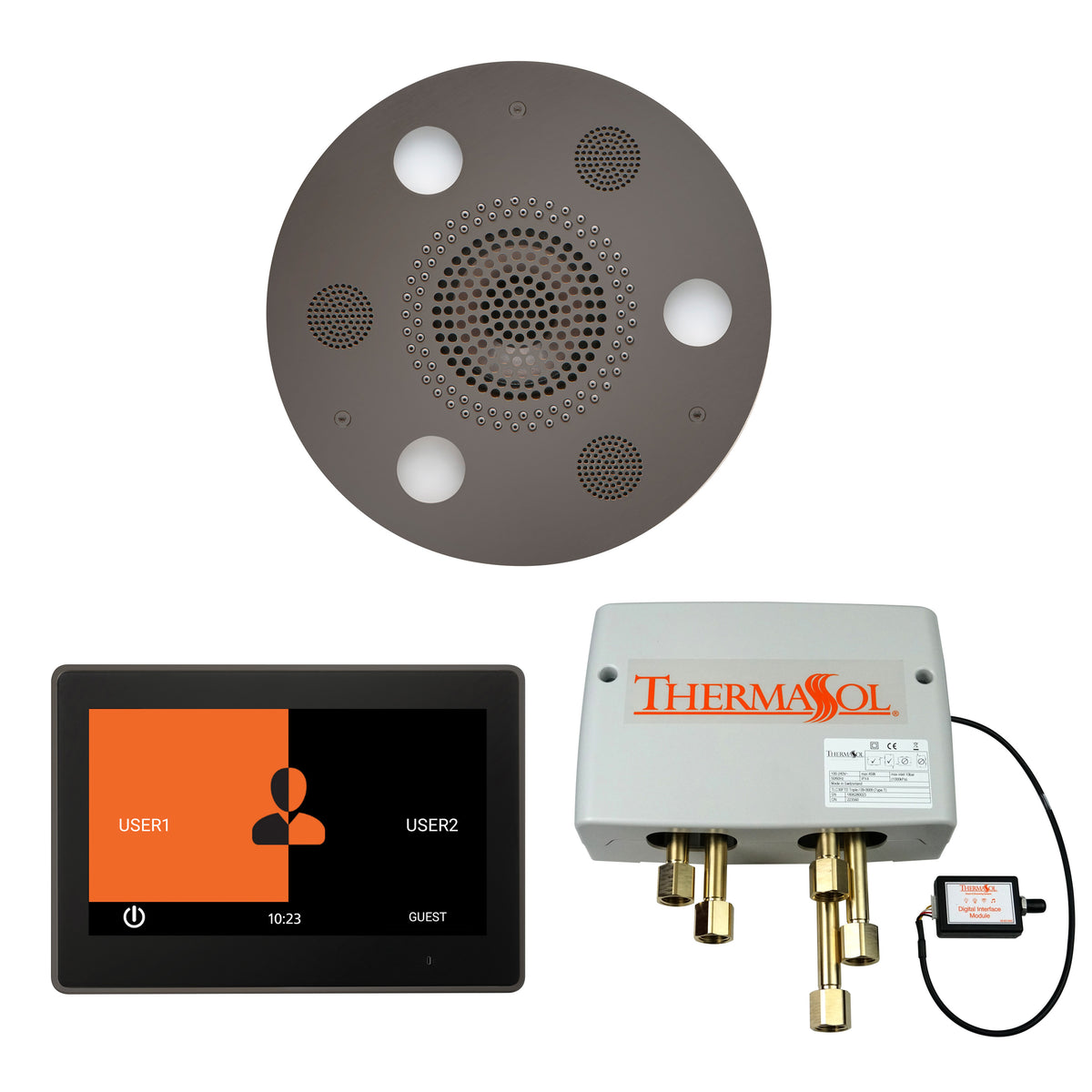 The Wellness Shower Package with 10&quot; ThermaTouch Round