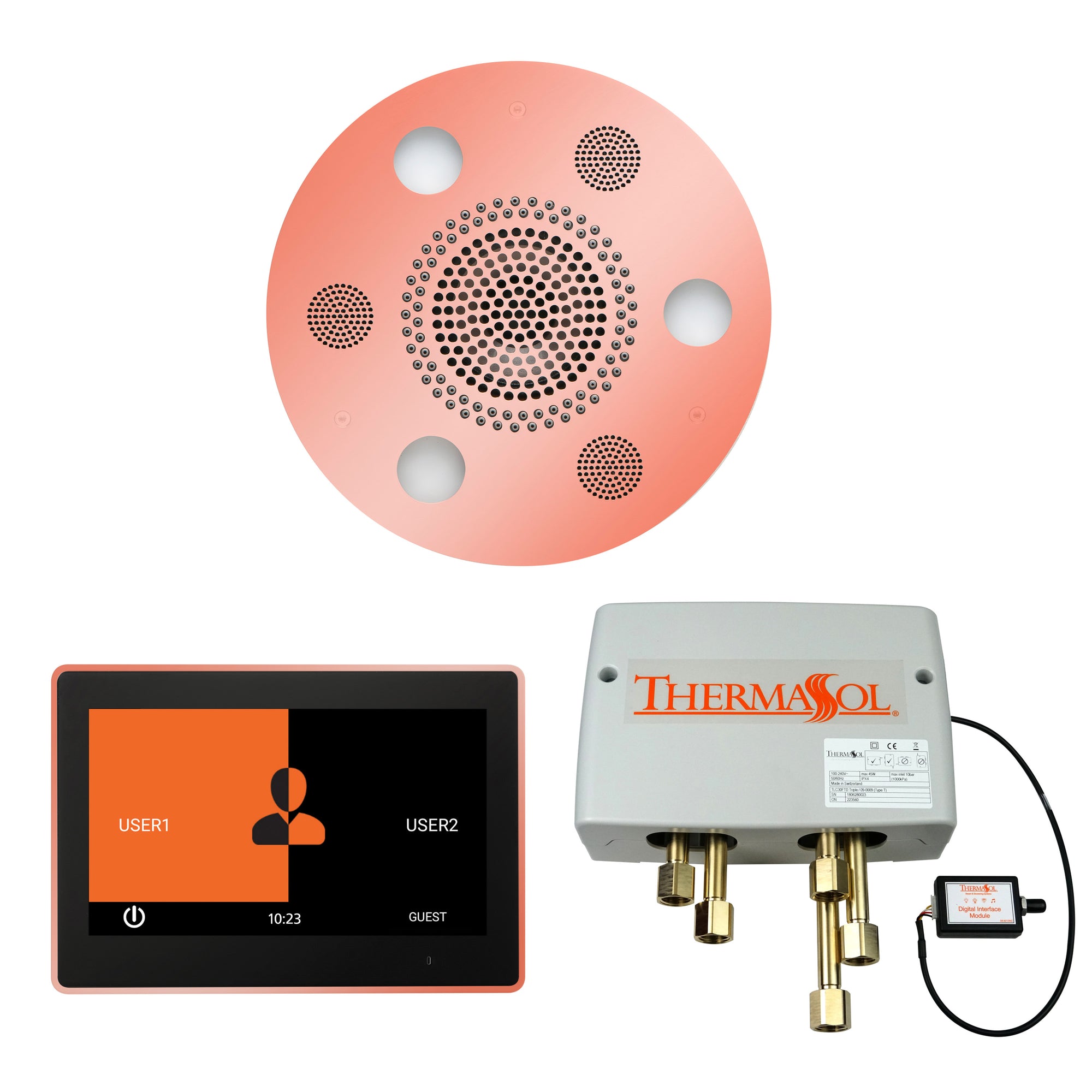The Wellness Shower Package with 10" ThermaTouch Round