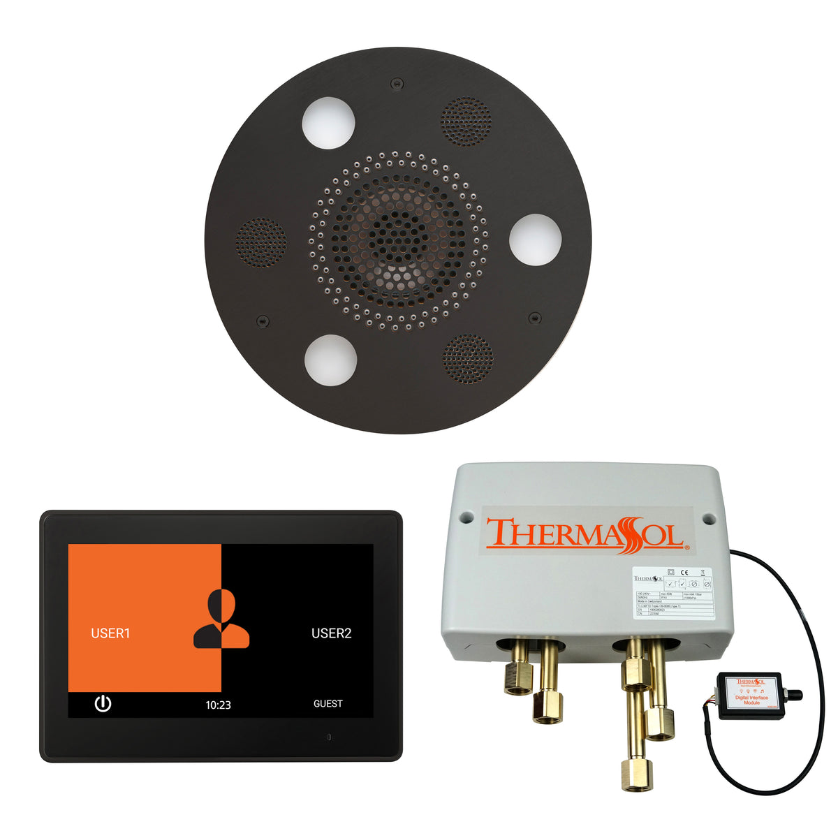 The Wellness Shower Package with 10&quot; ThermaTouch Round