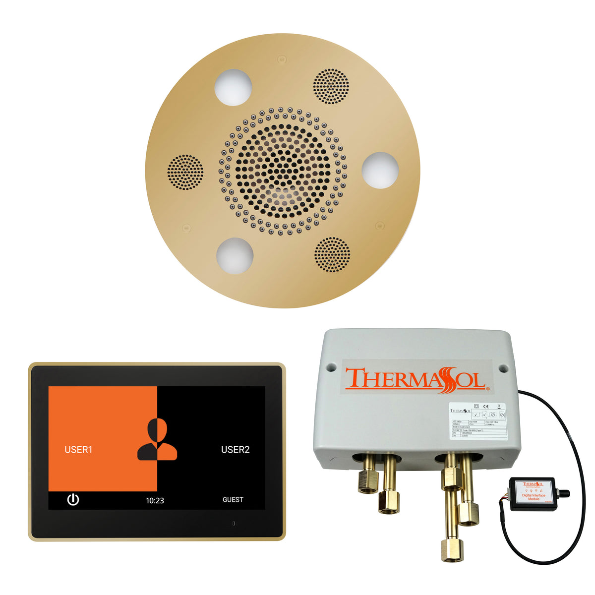 The Wellness Shower Package with 10&quot; ThermaTouch Round