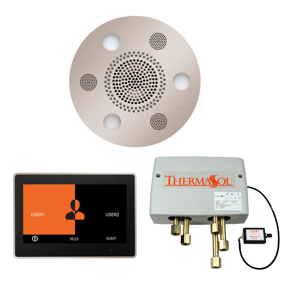 The Wellness Shower Package with 10&quot; ThermaTouch Round