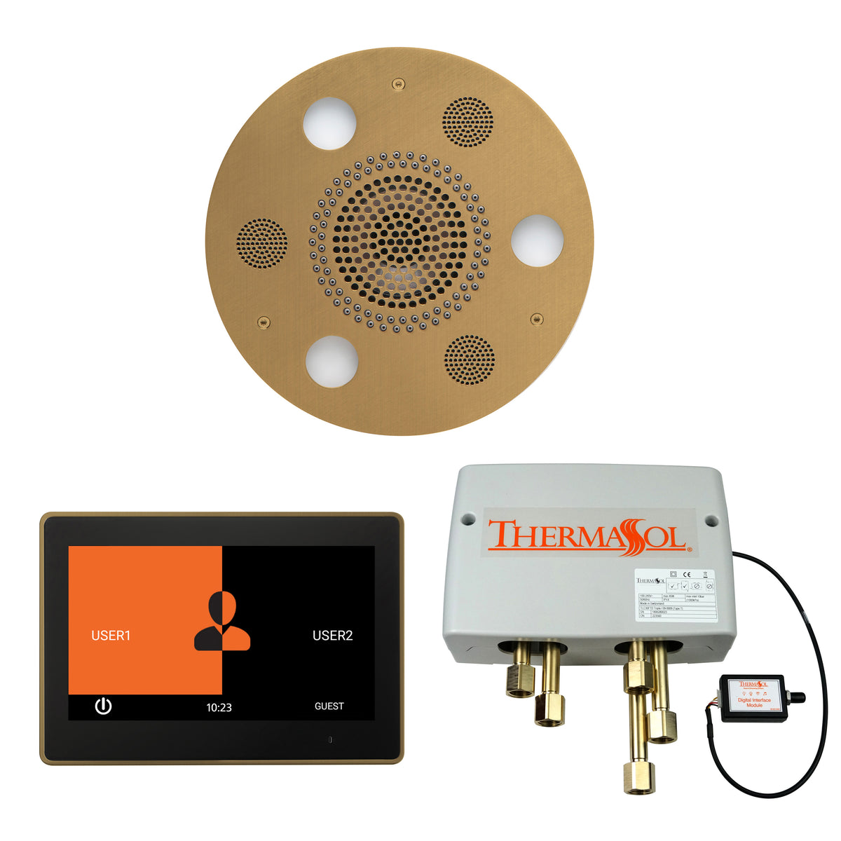 The Wellness Shower Package with 10&quot; ThermaTouch Round