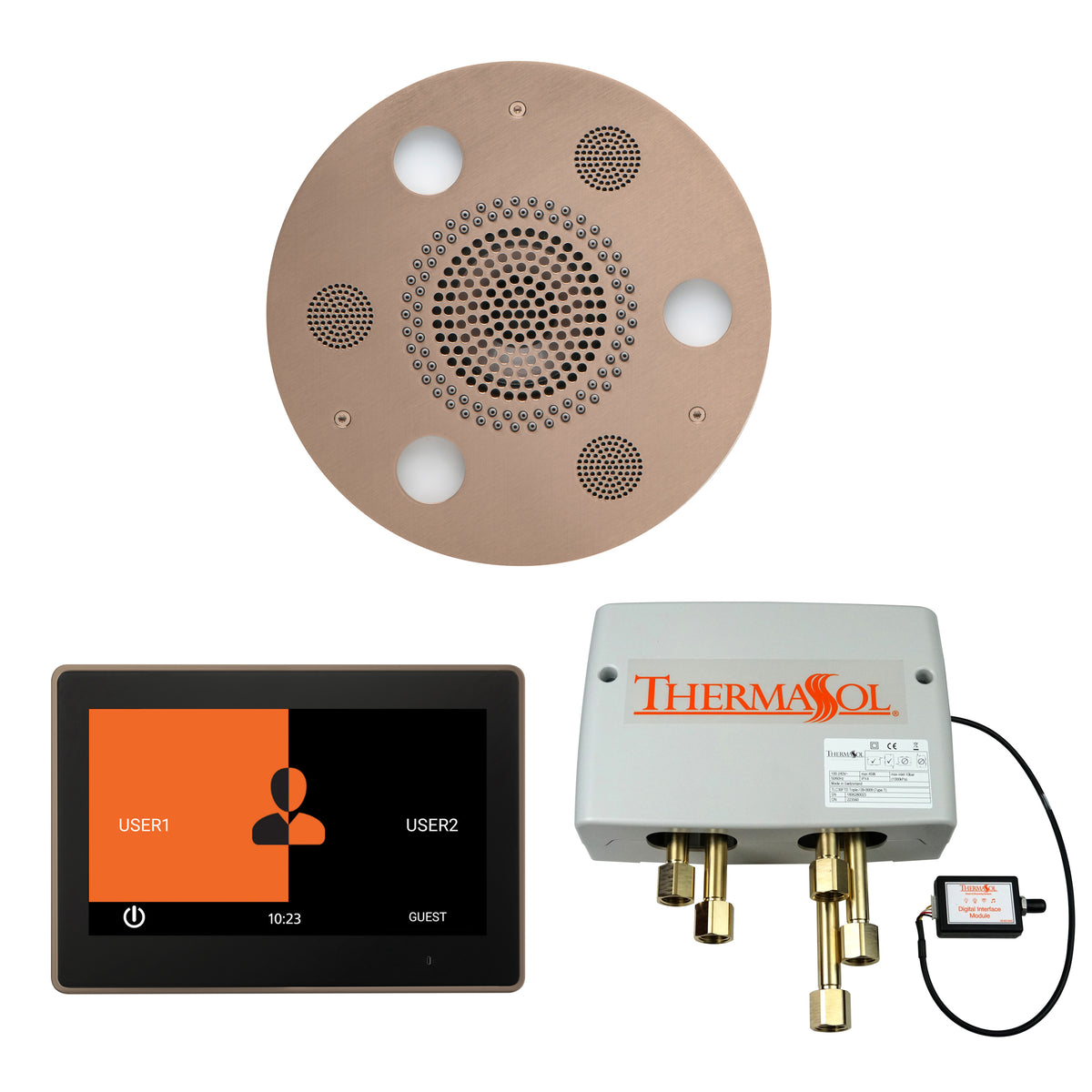 The Wellness Shower Package with 10&quot; ThermaTouch Round