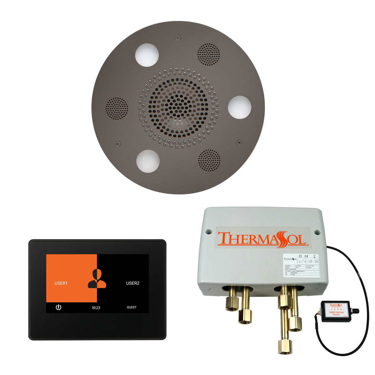 The Wellness Shower Package with 7&quot; ThermaTouch Round