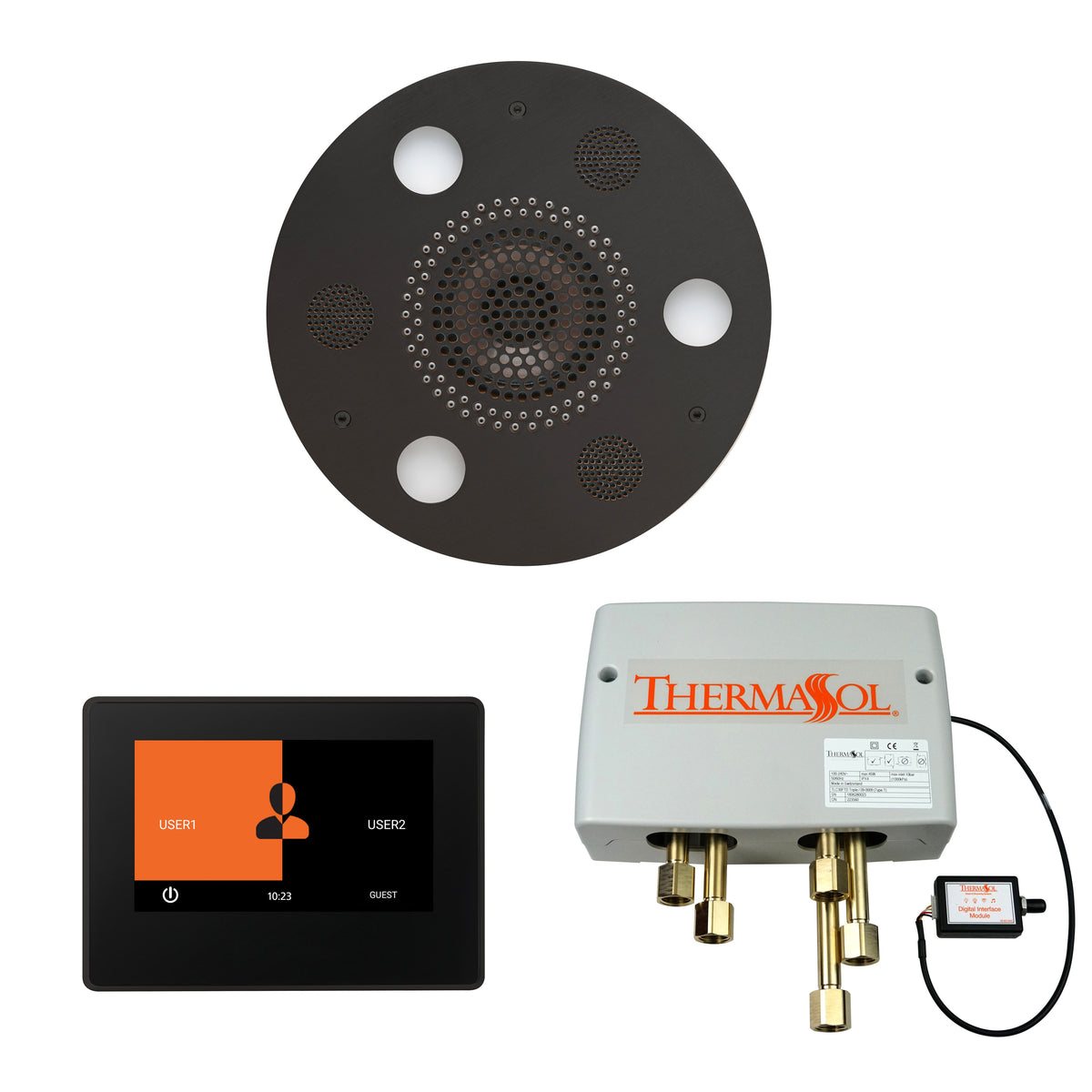 The Wellness Shower Package with 7&quot; ThermaTouch Round
