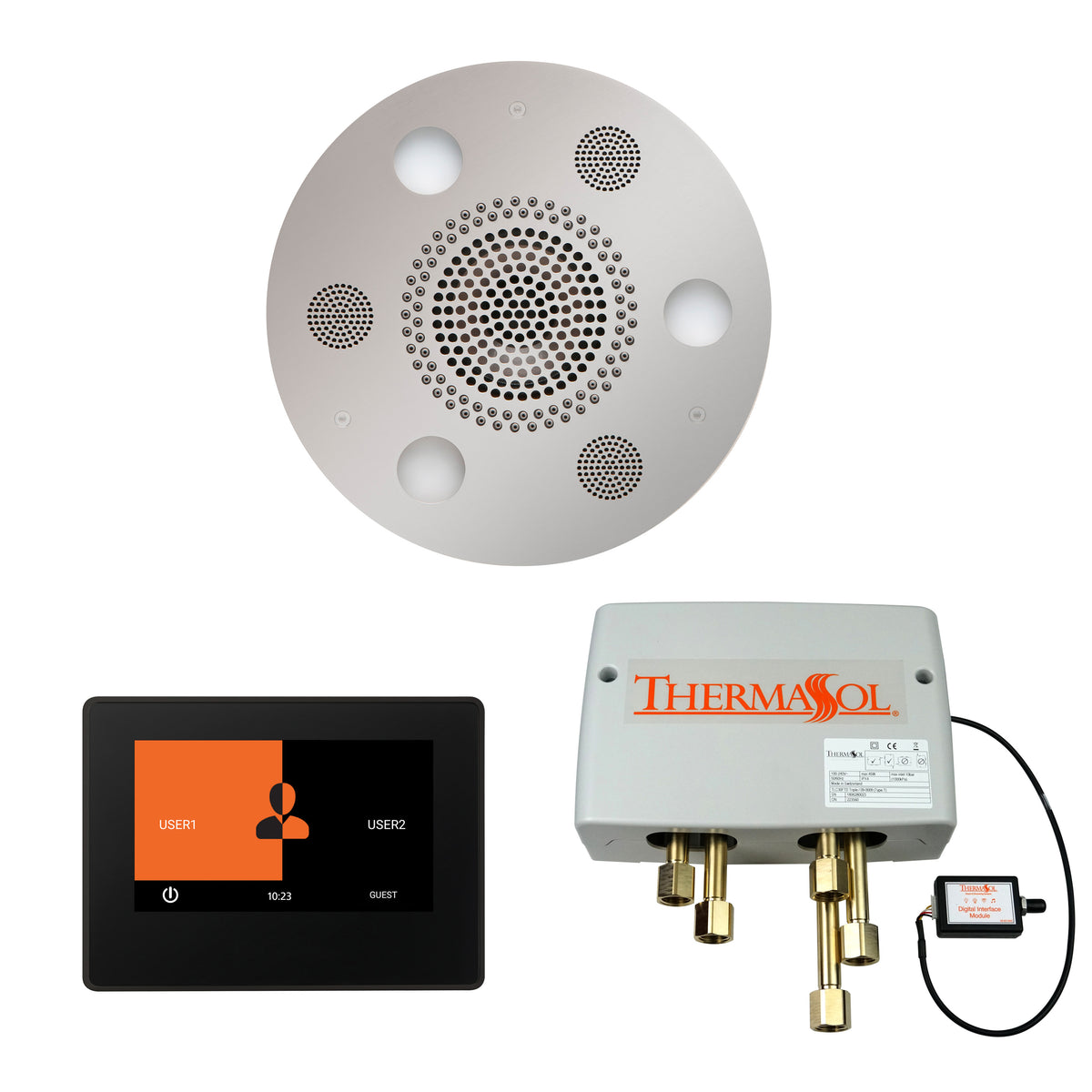 The Wellness Shower Package with 7&quot; ThermaTouch Round
