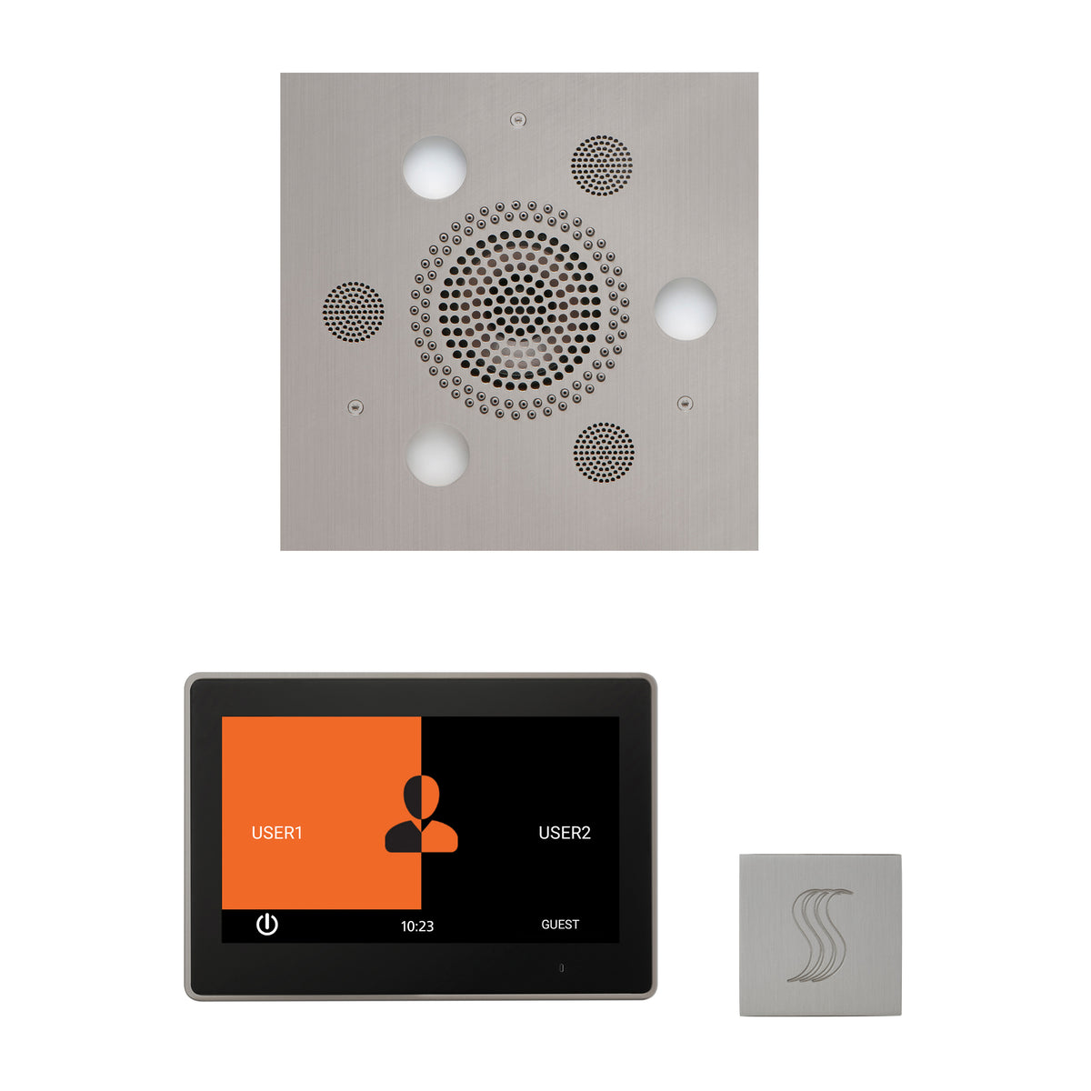 The Wellness Steam Package with 10&quot; ThermaTouch Square