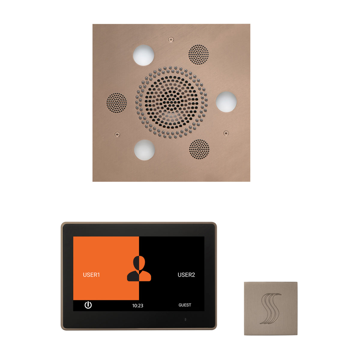 The Wellness Steam Package with 10&quot; ThermaTouch Square